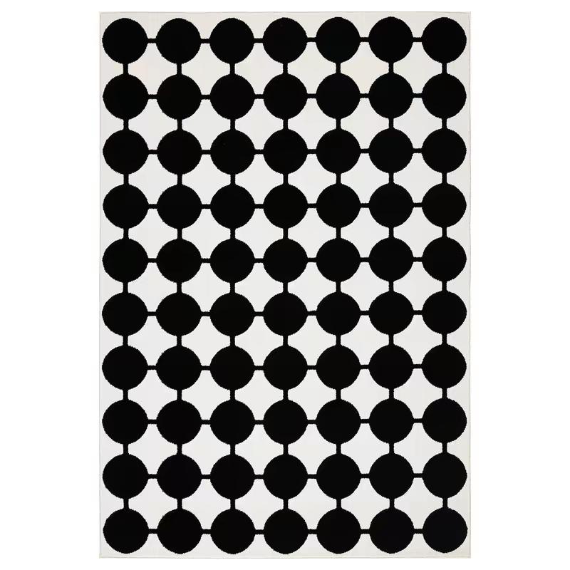 Simple Black Stripe Living Room Decoration Carpet Ins Nordic Bedroom Bedside Plush Non-slip Mat Luxury Study Cloakroom Soft Rug