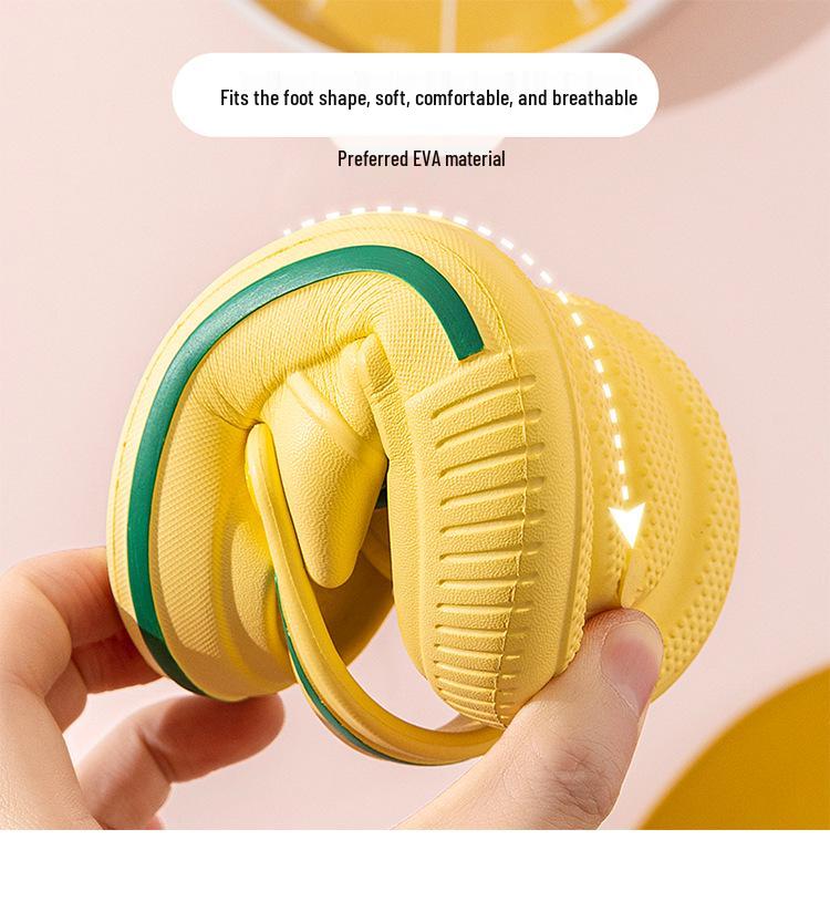 Babudou Ultra-light Toddler Slippers: Cute, Anti-collision, Odor-proof, Non-slip Cartoon Design