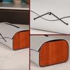 Leather Tissue Box Luxury Tissue Storage Case Aesthetic Napkin Organizer Boxes Elegant Plush Napkin Cases Table Decorations
