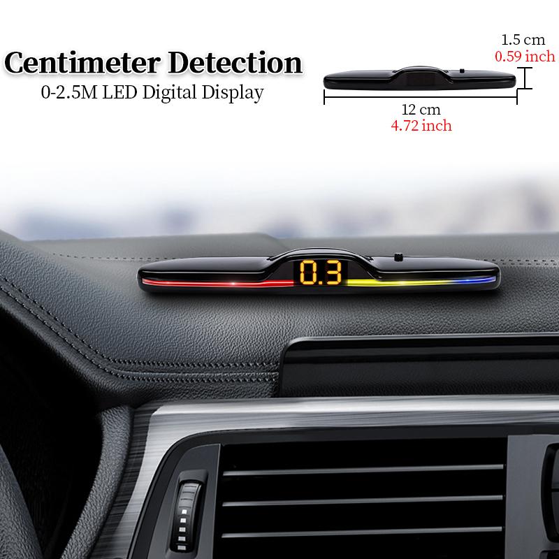 Parking Sensor For Car With Auto Parktronic Reverse LED Monitor 4 Sensors Radar Detector System 12V