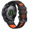 Rychloupínací 22mm 26mm řemínek na hodinky Fenix8 pro Garmin Fenix E 8 47mm 51mm 7 7X 6 6X/Epix Pro/Enduro 3 Dvoubarevný silikonový pásek náramek