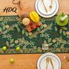 Durable Table Runner Christmas Runner Decorative Stitching Decoration Protects from Hot Spill