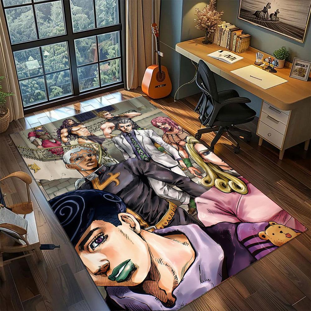 

JoJo Manga Art Carpet for Living Room Bedroom Home Decor Cool Movie Mat Play Floor Mat 60x90cm