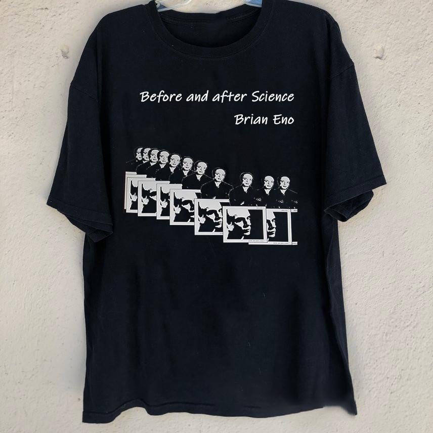 

Brian Eno Before and After Science Unisex Tee Cotton Shirt Full Size 3XL