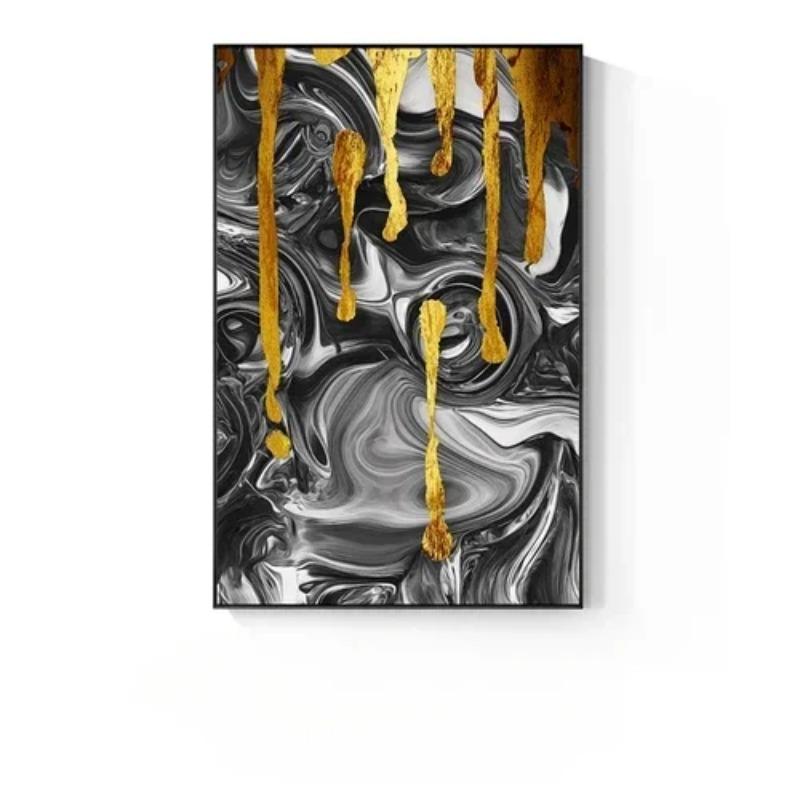 

Простая черно-белая абстрактная живопись для гостиной, настенная живопись, постер, украшение для стен, украшение для дома 20x30cm no frame серый