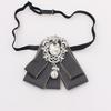 Starry Cat Rhinestone Bow Tie: European & American Fashion Lapel Flower, S264.