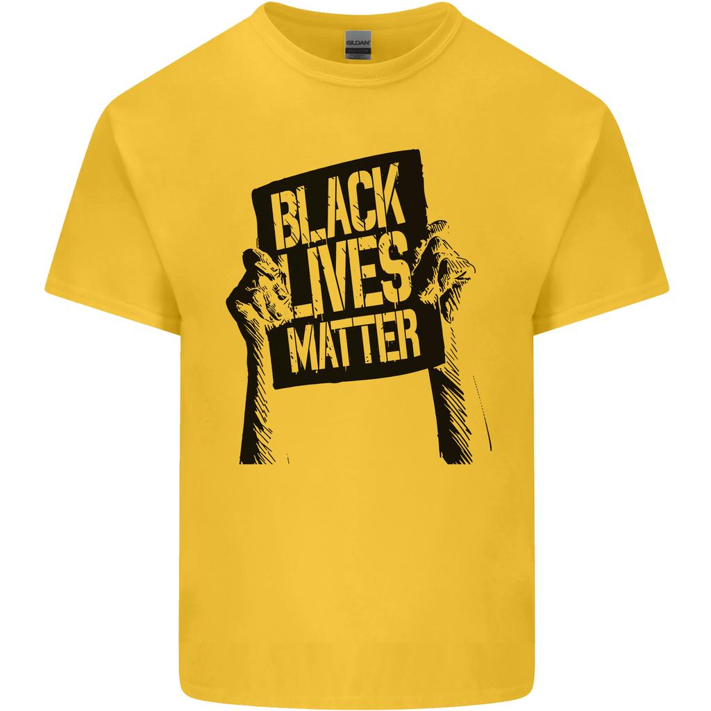 Black Lives Matter Sign Racial Equality Unisexs Light Cotton TShirt