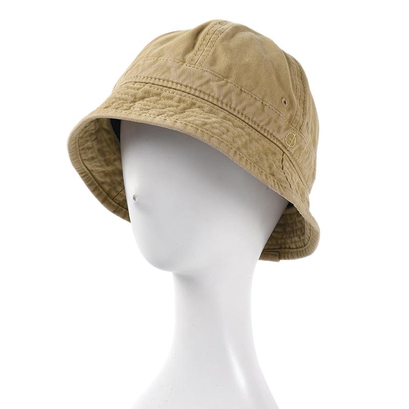Washed Cotton Bucket Hats Packable Summer Outdoor Cap Travel Beach Sun Hat Plain Colors for Girls Women