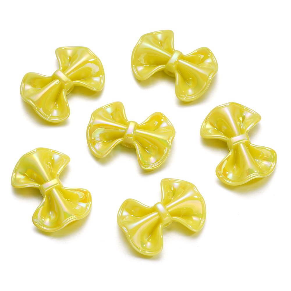 6-10pcs Butterfly AB Color Butterfly Shape Acrylic Beads Shiny Loose Spacer Beads For Jewelry Child Crafts Making Accessories