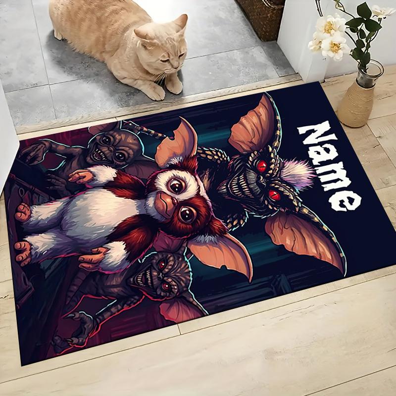 Custom Name Gizmo Gremlins Carpet Rug Customizable Soft Washable Anti-Slip Home Living Room Sofa Mats Personalized Rug. 0909112