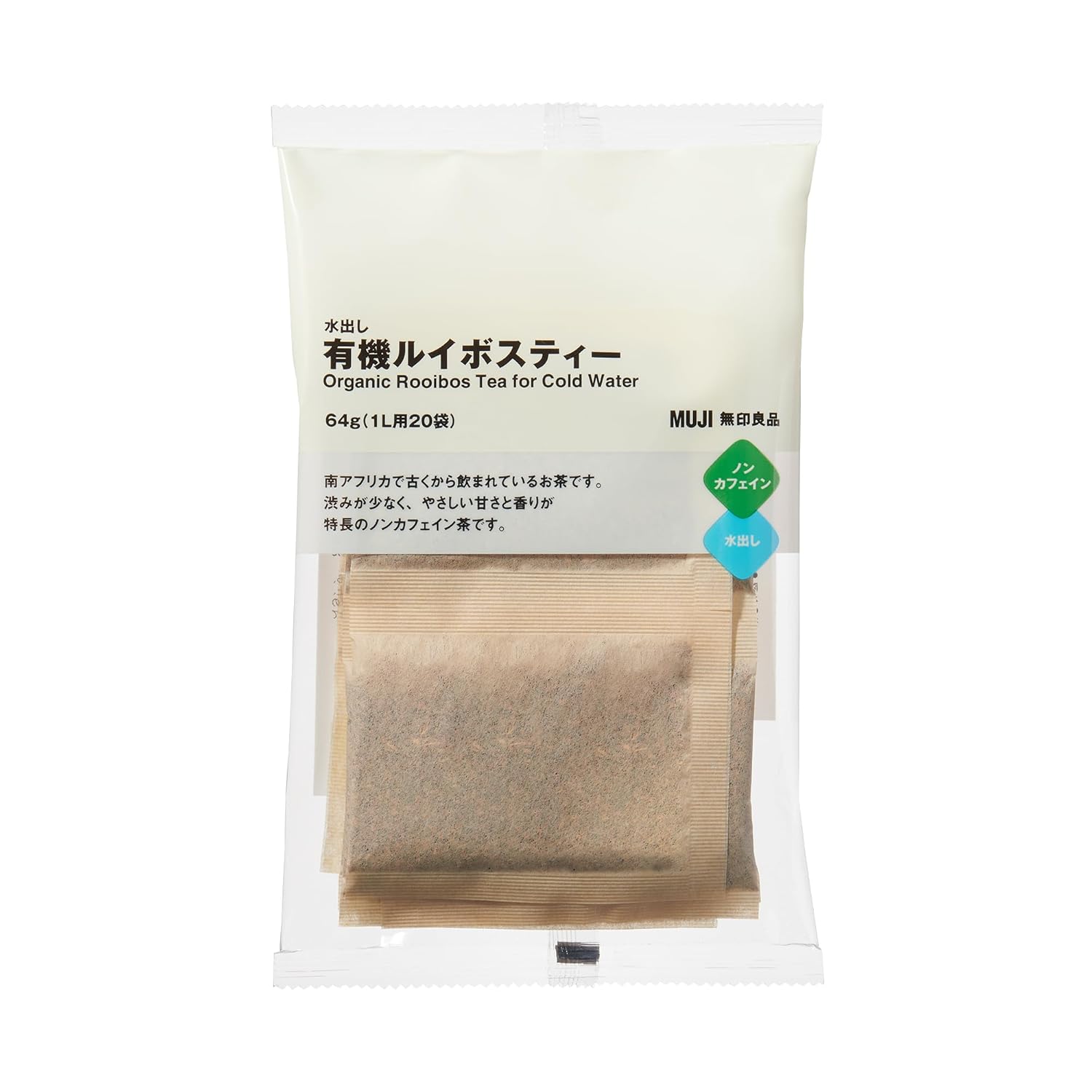 Muji Organic Rooibos Tea Cold Brew 64g (3.2g20 bags 1L)