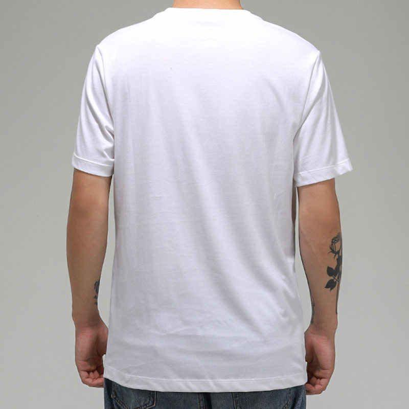 Jordan T Shirts Men's White Crew Neck Moderate Straight Fit CN3585-100