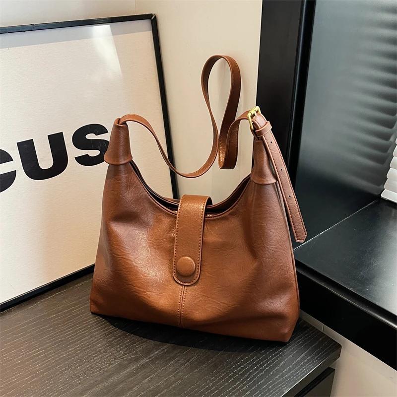 Basic Style Pu Ladies Shoulder Bags Simplicity Crossbody Bags for Women Hot Sale High Quality