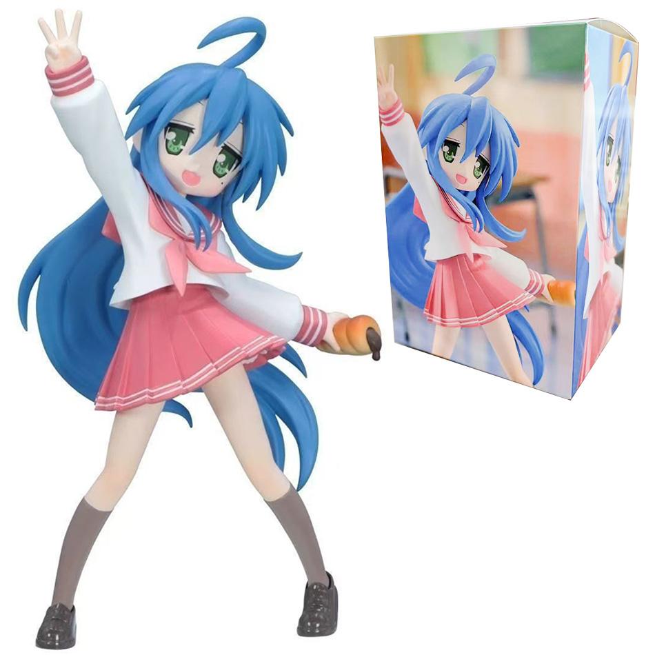 Figurină Originală Furyu Lucky Star Izumi Konata Trio-Try-It Figurină de Acțiune Jucării Model PVC Colecție Figurine Anime Păpușă Cadou pink