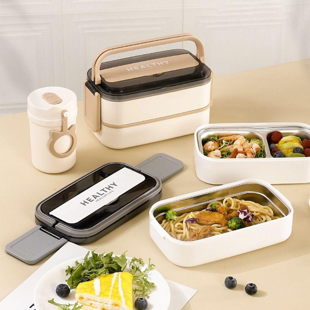 Leak-proof Food Container Single/Double Layer Food Storage Box Insulated Lunch Box  Student