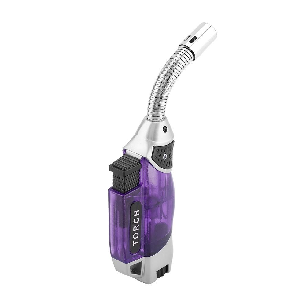 Electric Windproof Gas Lighter BBQ Stove Cooker Igniter (Transparent)