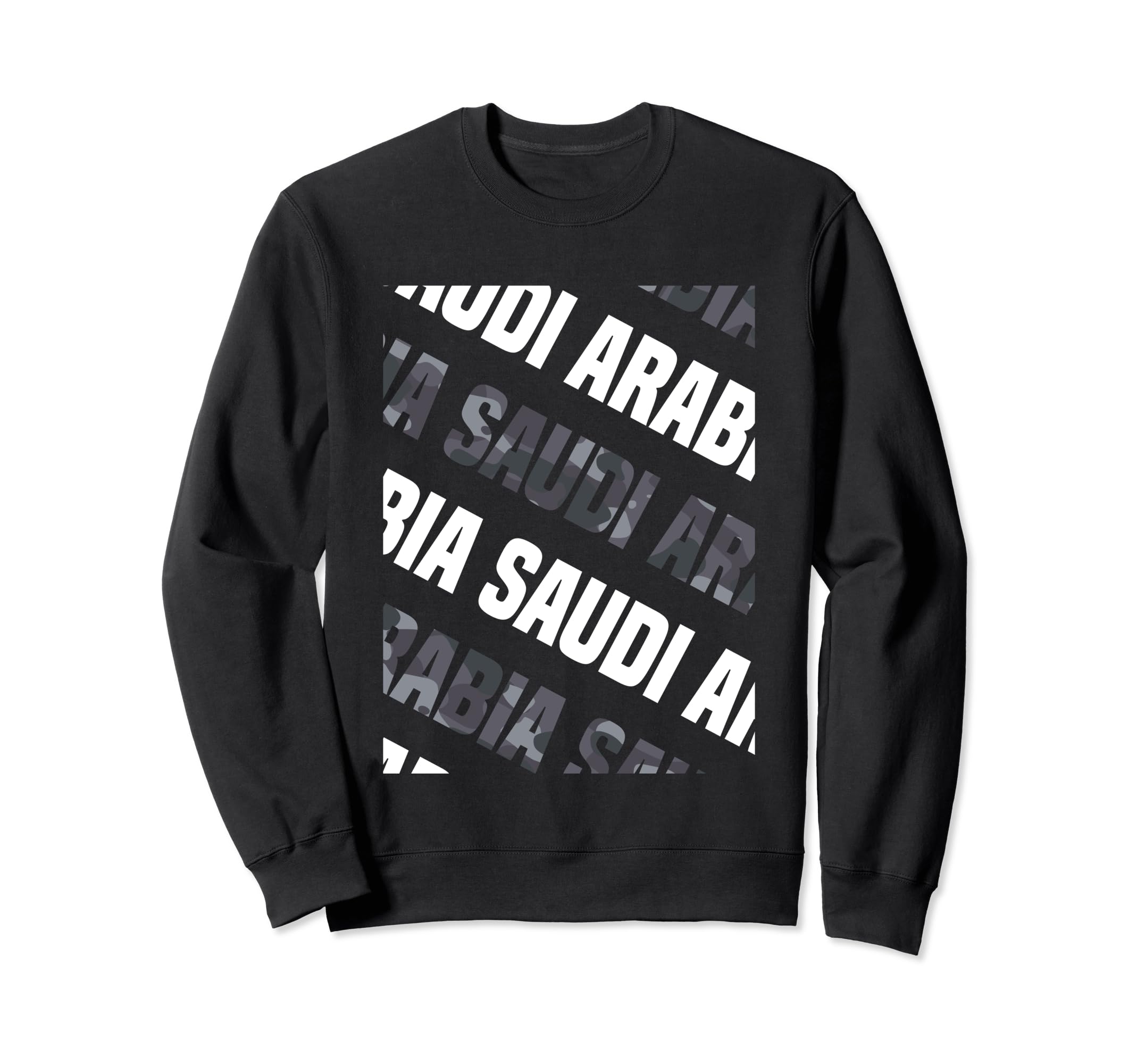 

Saudi Arabia Camouflage Gray Sweatshirt