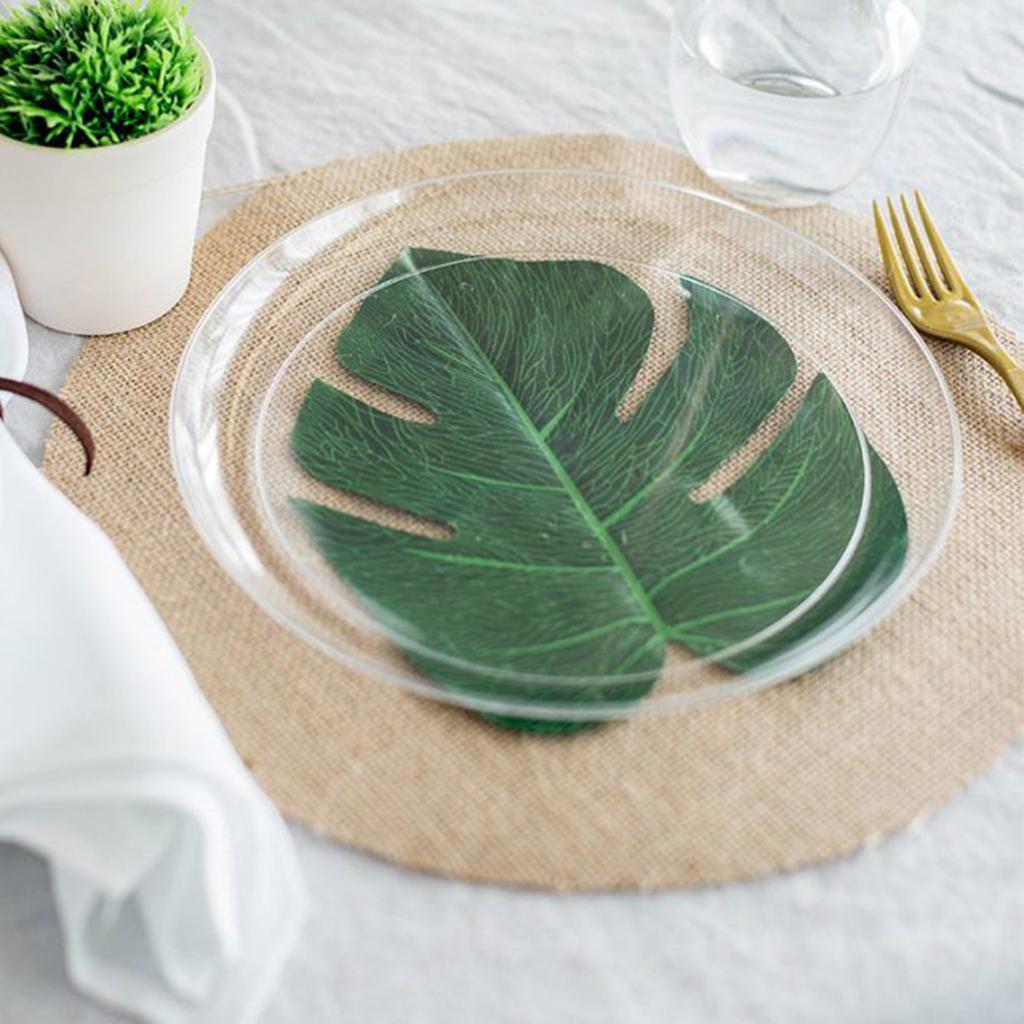 10pcs Round Natural Jute Burlap Fabric Table Mat Tea Cup Coaster Pads Vintage Rustic Wedding Decoration Christmas Party Supplies