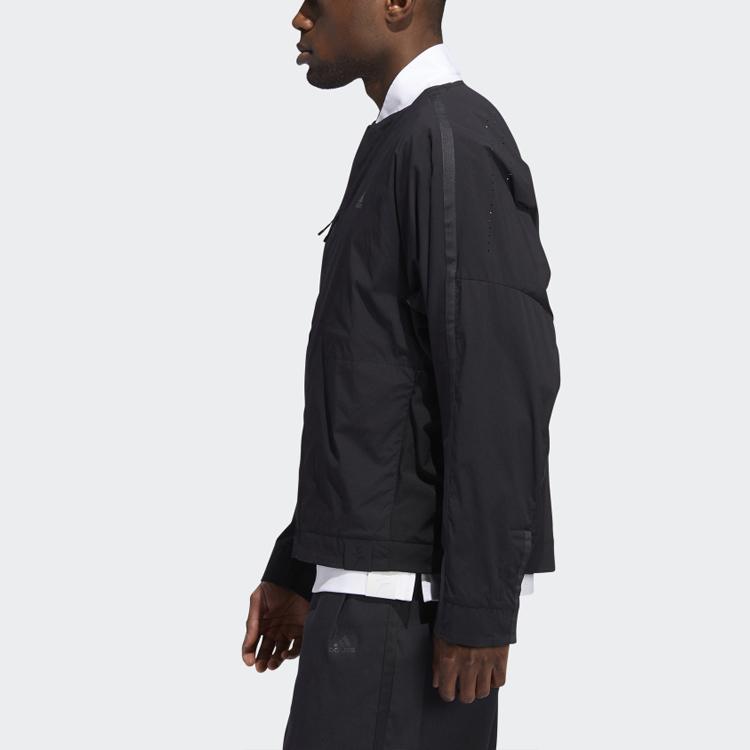 Adidas Slim Fit Sports Jacket Men Jackets Black GJ5100