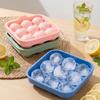 4/9 Grids Silicone Ice Grid Football Ice Cube Mold With Cove  Large Ice Cube Maker For Whiskey Cocktails Kitchen Bar Tools