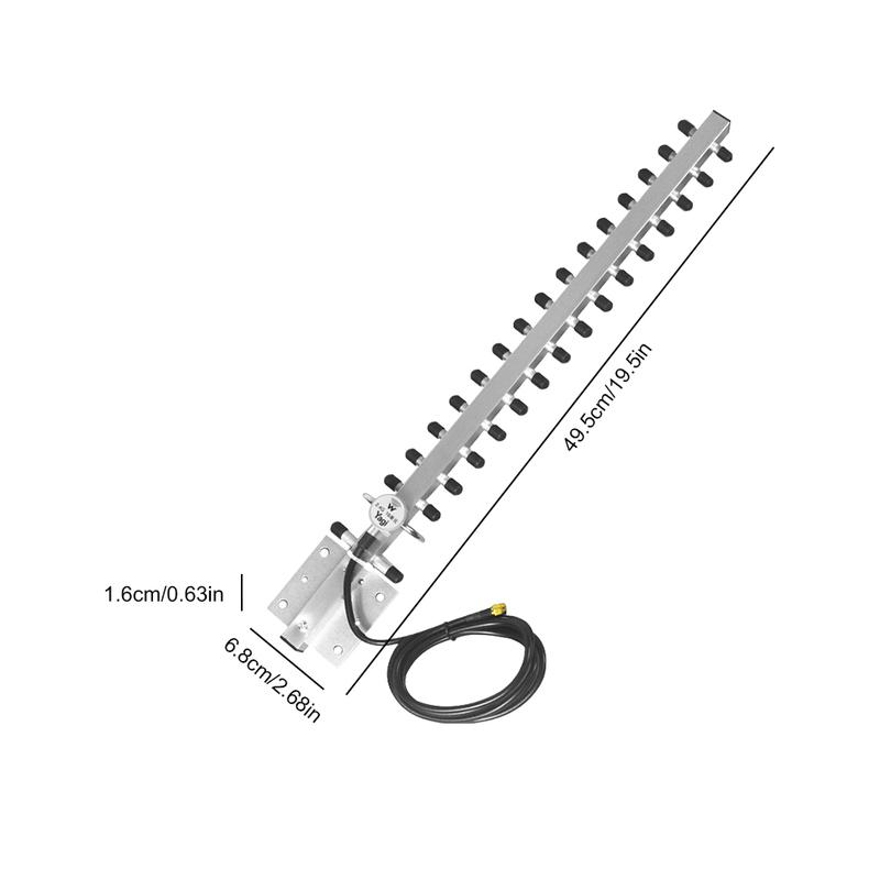 WiFi Antenna 2.4Ghz (25Dbi) Wireless Antenna Directional Booster With RP-SMA Connector For Wireless Network Router