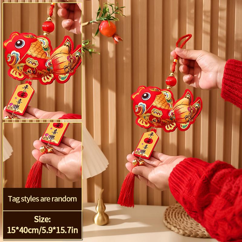 Spring Festival Hanging Pendent Horse New Year Tassel Pendant Festive Atmosphere Ornaments Decor Spring Festival Supplies