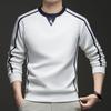 Men's Trendy Striped Color Block Hoodie - Fashionable Autumn/Winter Long Sleeve Top