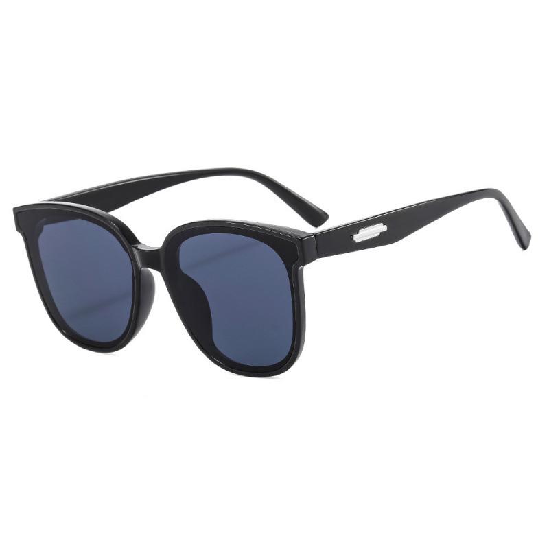 Korean Style Women s Large Frame Polarized UV Sunglasses - Fashionable Face-Slimming Design Non-Polarized