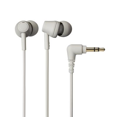 Audio-Technica ATH-CK350X BG Earphones Wired Canal Type Recycled Plastic Contains Antibacterial Small Beige