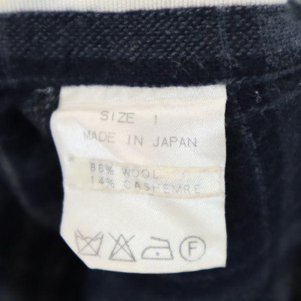 markaware Made in Japan Cashmere Blend Check Pattern Long sleeve Button down shirt Women Used