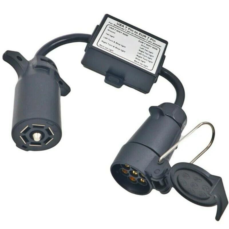 Trailer Light Converter Trailer Light To EU Trailer Light Converter US Vehicle 7Pin Blade Socket To EU 7Pin Connector
