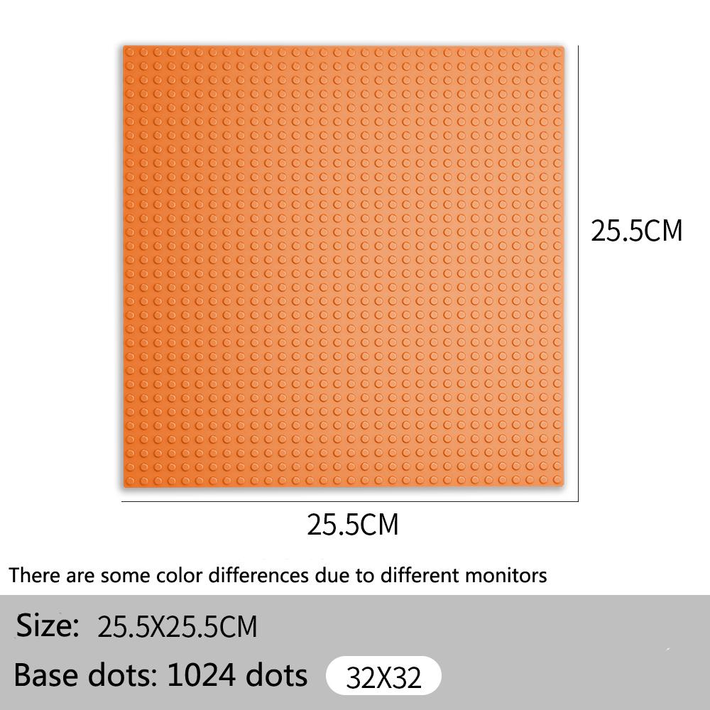 32x32 16x32 Dots Classic Brick Baseplate DIY City Building Blocks Parts Compatible Building Bricks