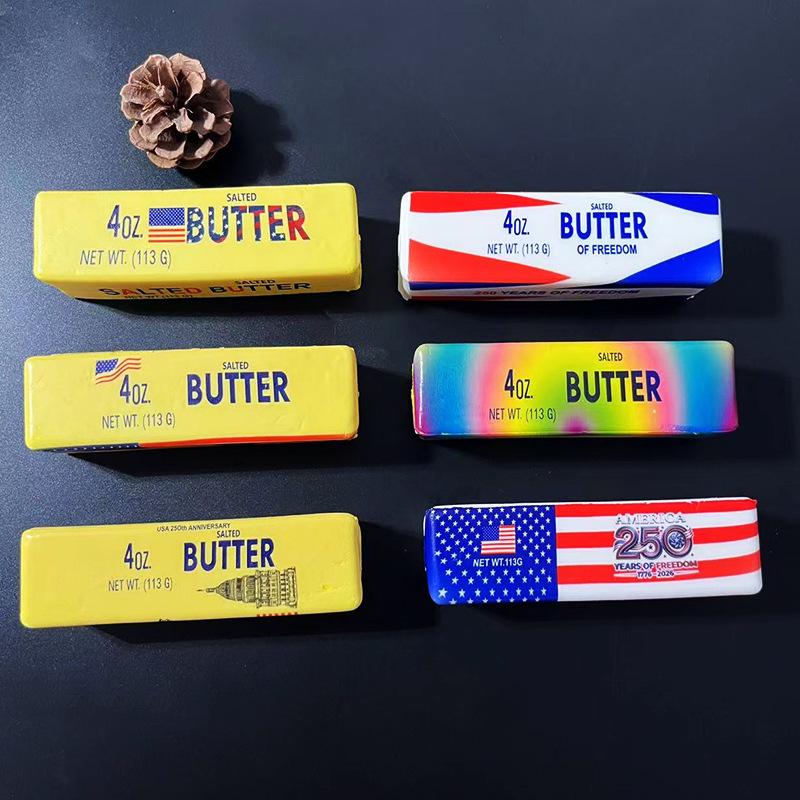 Slow Rebound Colorful Butter Stick Squishy Stress Toy