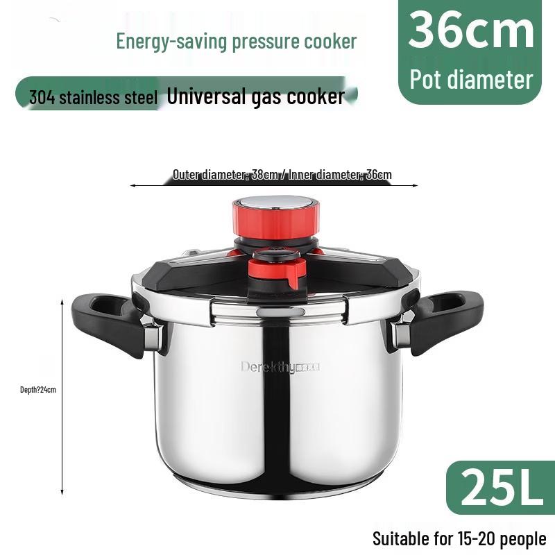 Zhi Shi 304 Stainless Steel Thickened Pressure Cooker