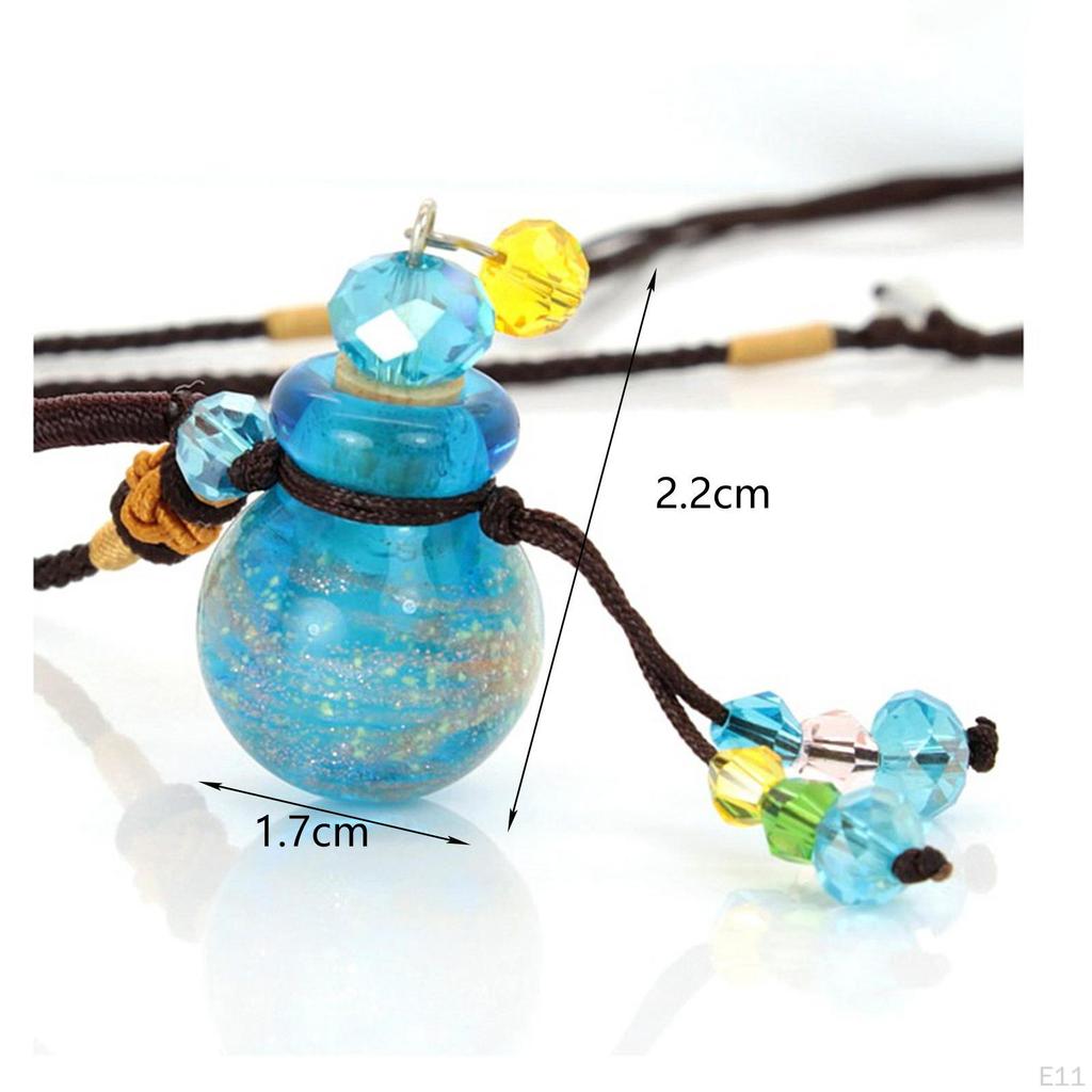 Essential Oil Bottle Pendant Adjustable Cord Perfume