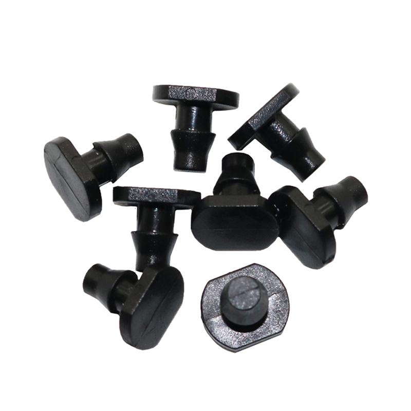 1/4 Inch Irrigation Hose End Plug Garden Irrigation Fittings for 4/7mm Hose Cut Off Water Flow Hose Connectors 50 Pcs