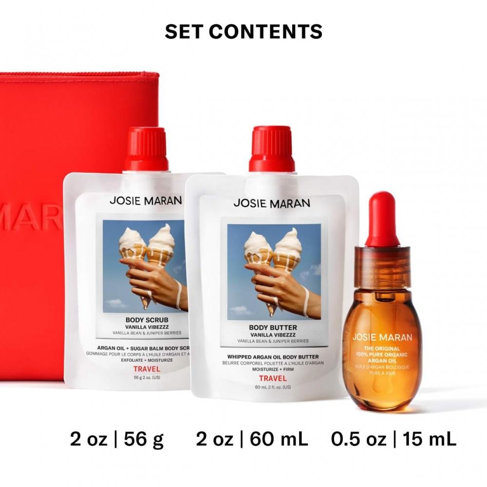 Josie Maran The Babies 3-delig Hydratatie Reis Trio