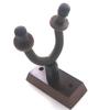 Amazon Popular Black Walnut Hook Folk Guitar Electric Guitar Wall Rack