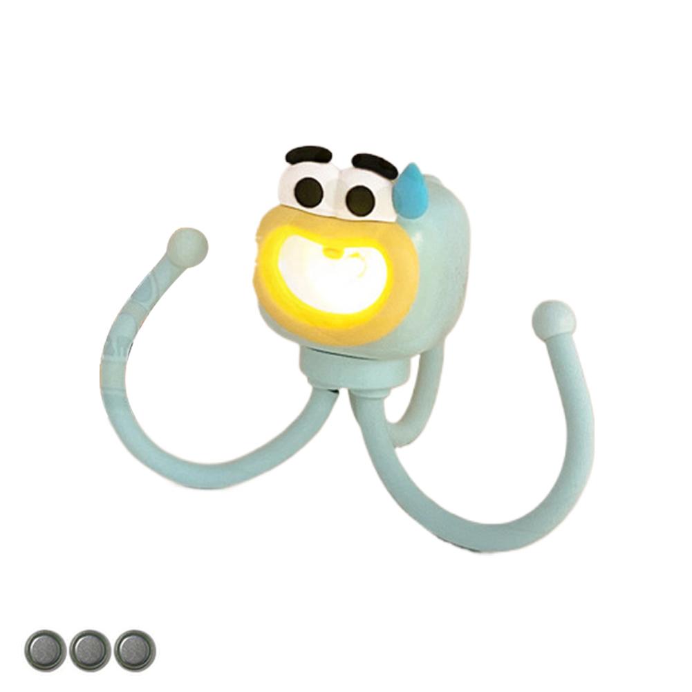 Mini LED Night Light Cute Octopus Portable Reading Desk Lamp Desktop Ornament Bedroom Table Lights Children Holiday Gifts