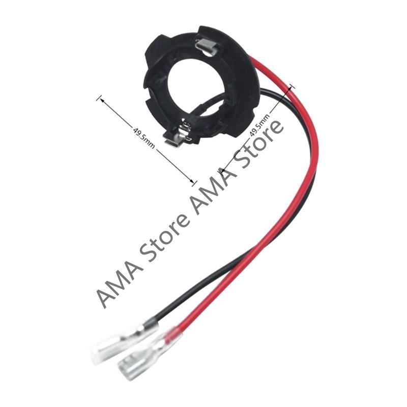 X7JF 2Pcs Car Headlight Bulb Holder H7 LED Bulb Plastic Holder Retainer Adapter for Golf 5 MK5