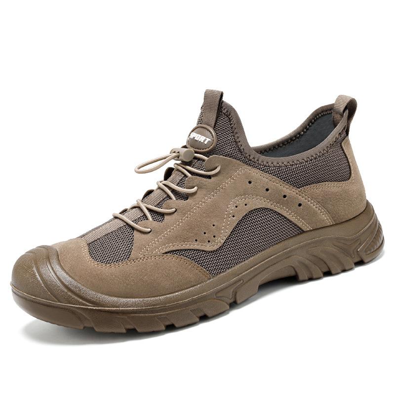 High Quality Outdoor Sneakers Rubber Sole Safety Waterproof Climbing Sports Shoes Men's Tennis Salomon Hiking Shoes
