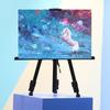 1Pc Foldable Adjustable Metal Sketch Easel Stand Portable Aluminum Alloy Travel Easel For Artist Art Supplies Drawing