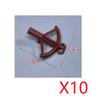 MOC Military Medieval Building Blocks Accessories Soldier Figures Bicolor Weapons Crossbow Sword helmet Tomahawk Toy Gift X006