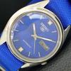 VINTAGE SEIKO 5 AUTOMATIC 7009A JAPAN MENS BLUE COLOR DIAL WATCH A708560-1