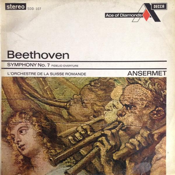 

LP Запись ЛЮДВИГ ВАН БЕТХОВЕН, ОРКЕСТР Д - Симфония №. 7 / Увертюра Фиделио ADD107 Туз Бубен 1965 Великобритания Классика Б/у