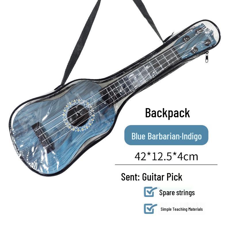 Beginner Ukulele for Students - Stylish, Cute Small Guitar with Monster Design, Ideal for Self-Study