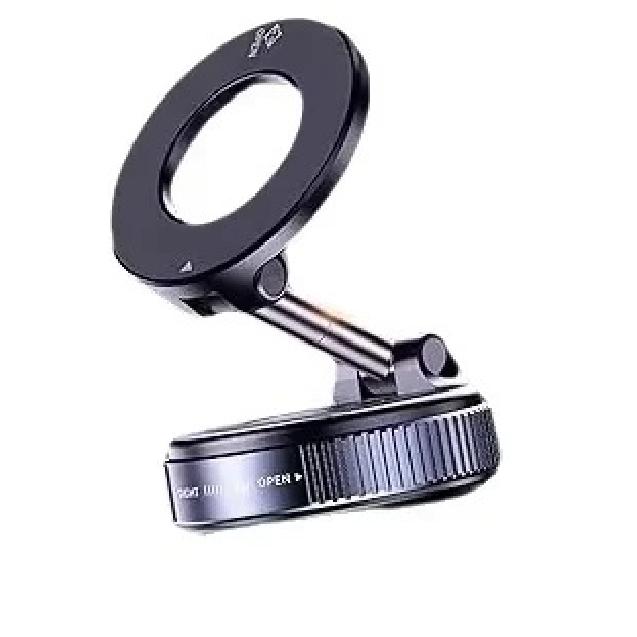Magnetic Phone Holder Rotating Folding Vacuum Suction Mag Stand For Car Navigation Gym Kitchen Streaming Bracket
