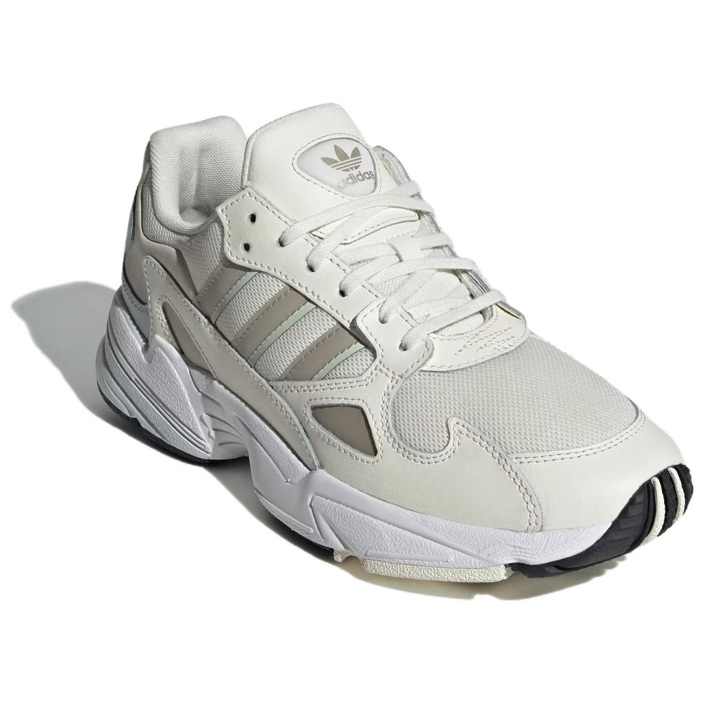 Adidas Originals Falcon Slip Resistant Abrasion Resistant Low top Running Shoes Unisex White Gray IF7056