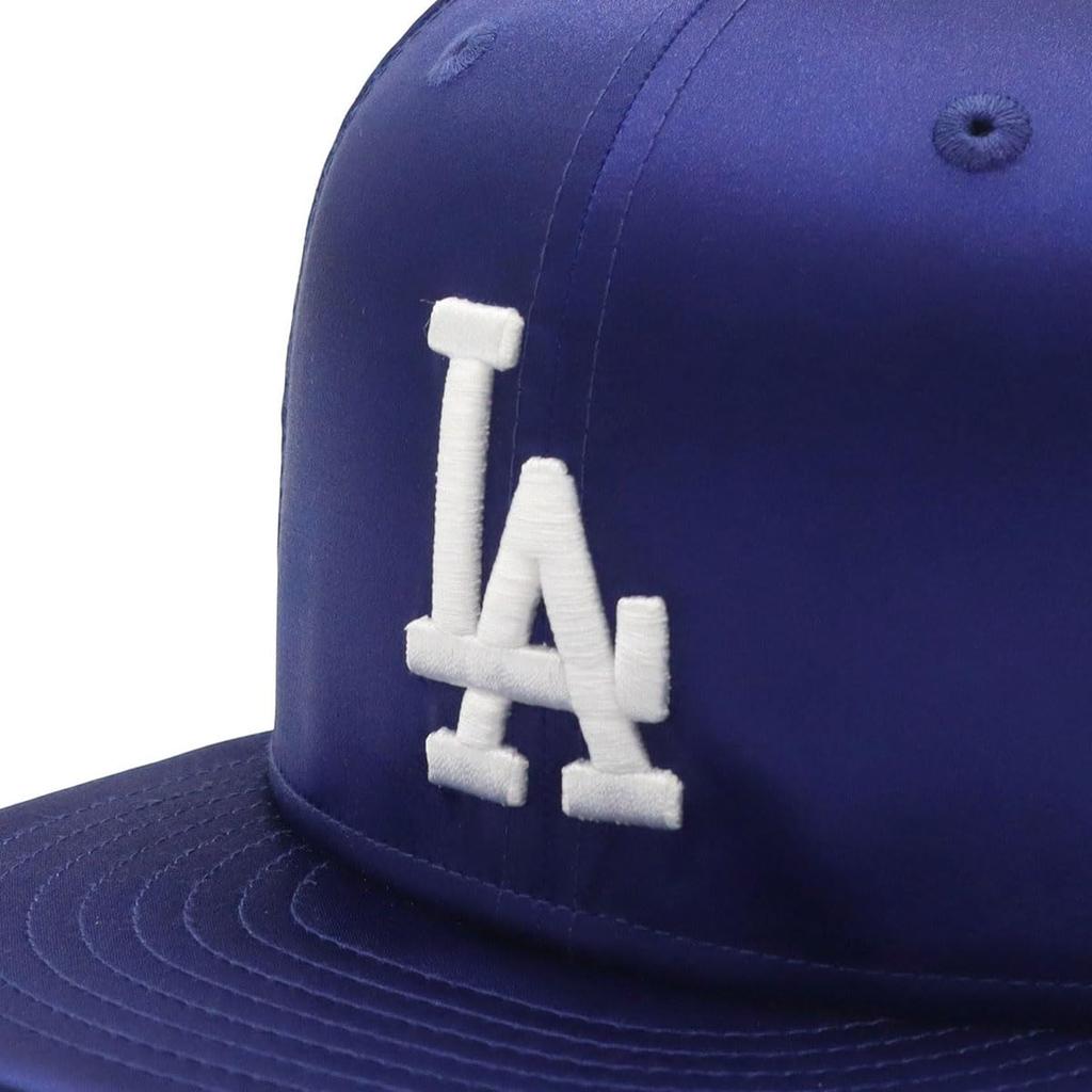 New Era 59FIFTY MLB Satin LA Dark Size 7 5950 SATIN LOSDOD DROY 14668124 NER37C7421 Cap, Royal, 3/8,
