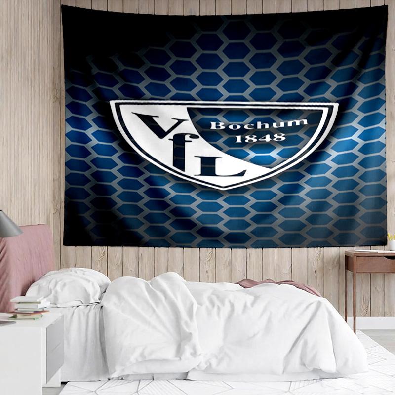 Bochum 1848 Football Club Tapestry, Unique Design Tapestry, Suitable for Bedroom,Livingroom, Playroom,Heartwarming Fan Holiday Gifts